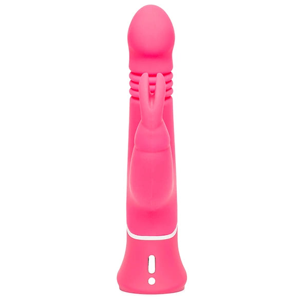 Pulsowibrator - Happy Rabbit Thrusting Realistic Vibrator Pink