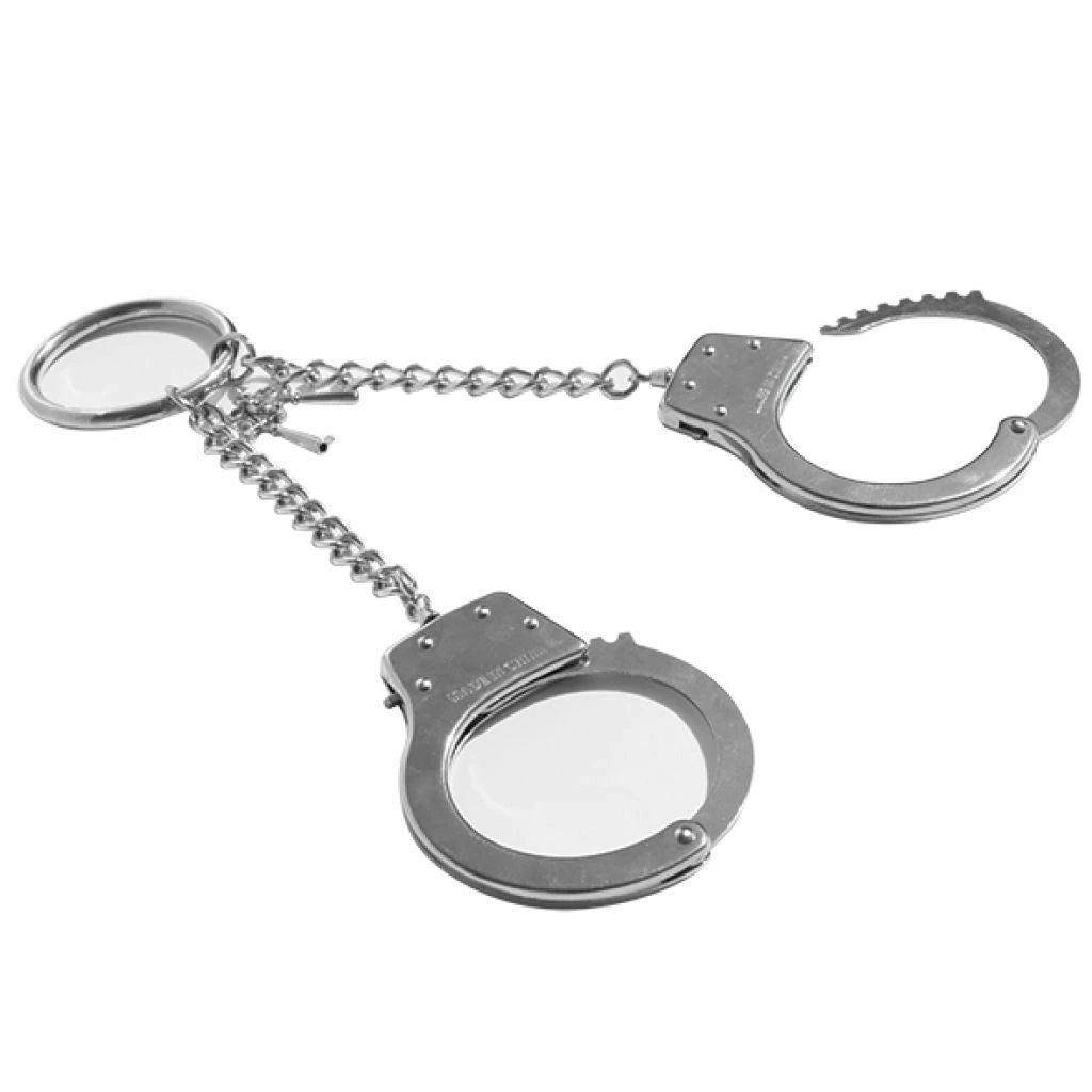 Kajdanki S&M Ring Metal Handcuffs - Metalowe Akcesoria BDSM