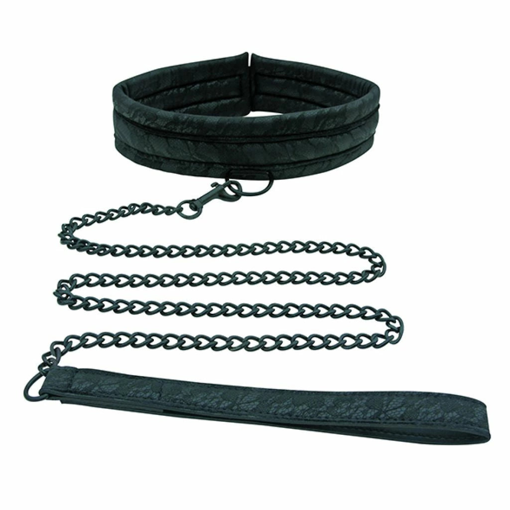 Obroża i smycz - Sportsheets Sincerely Lace Collar and Leash