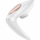 Biały masażer powietrzny Satisfyer Pro 4 Couples z funkcją wibracji i stymulacji dla par